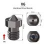 Сопло E3D V6 загартована сталь 0.4мм