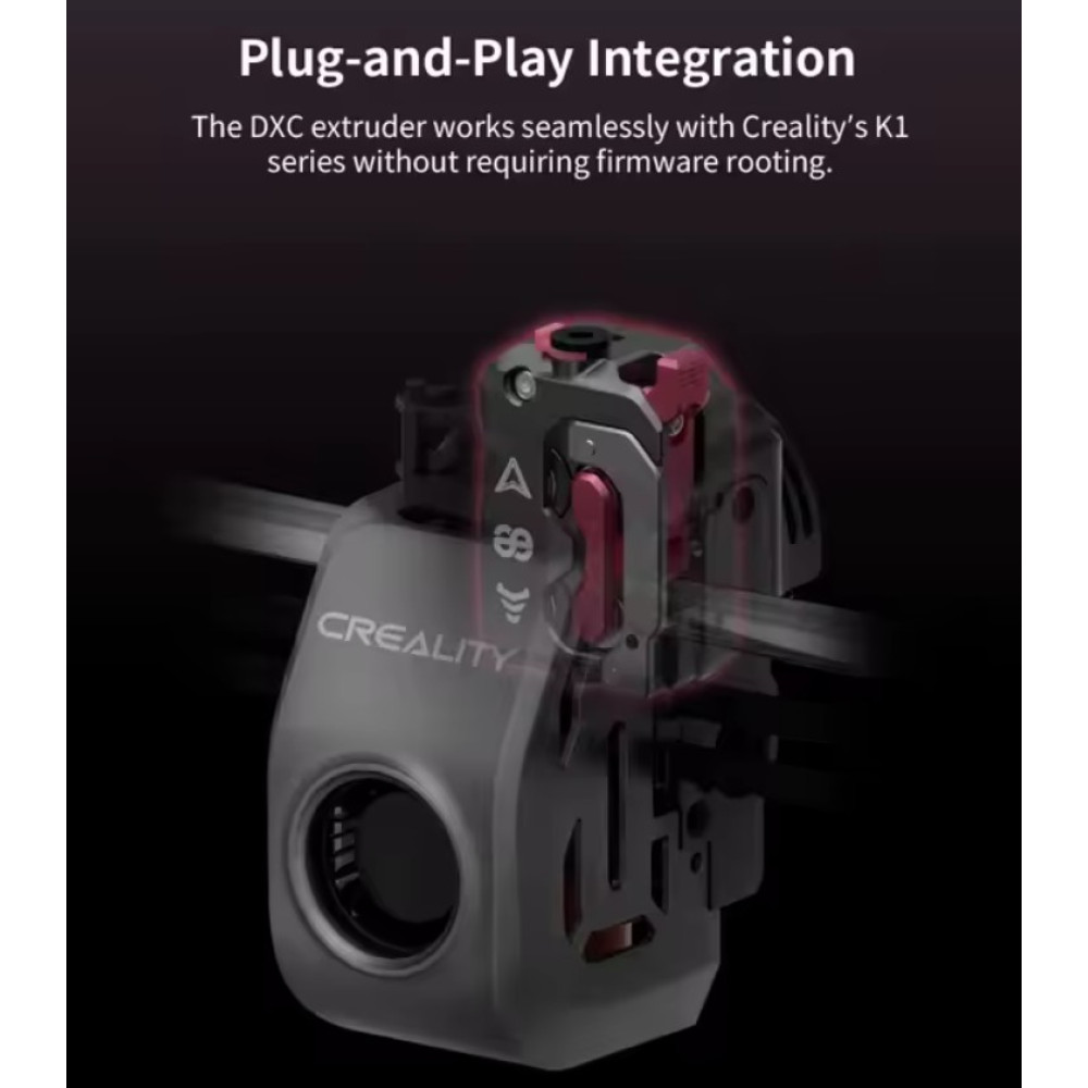 Екструдер Phaetus DXC Dual-drive для Creality K1/K1 Max/K1C