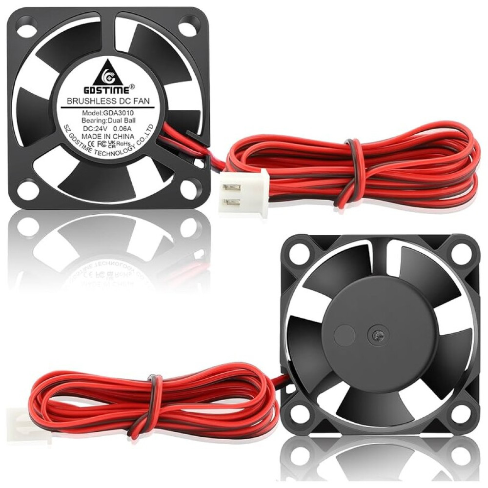 Вентилятор 30×10 мм 24В Dual Ball GDSTime GDA3010