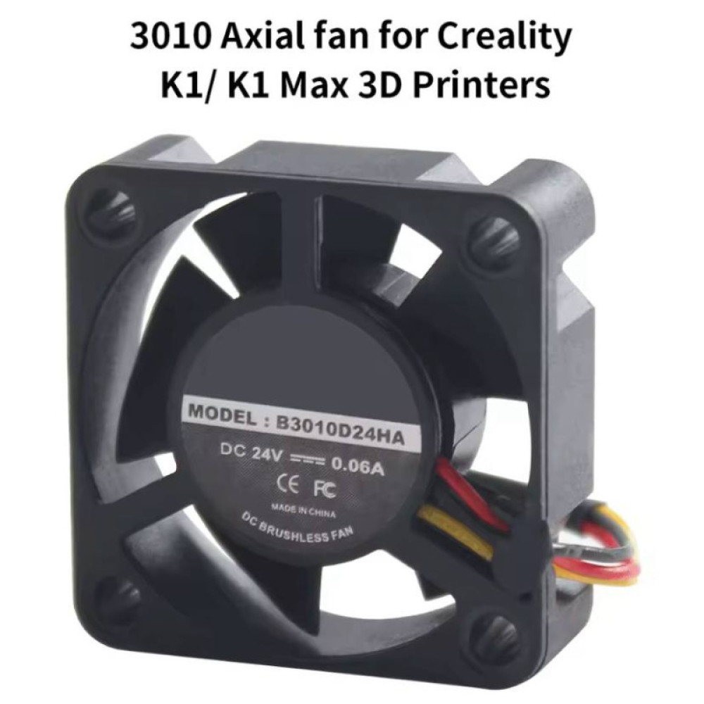 Вентилятор осьовий 3010 24V Dual Ball Bearing для Creality K1/K1 MAX